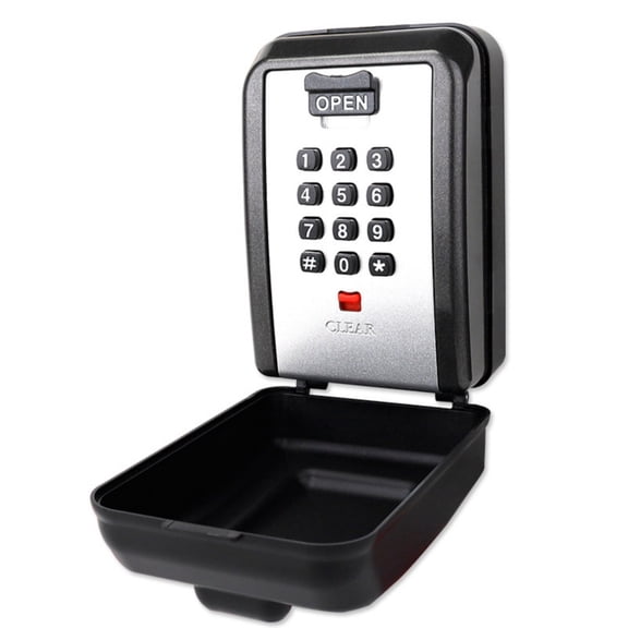 Key Lock Box Outside Key Safe Box Wall Mount 12 Digit Combination Lock Box Security Box Outdoor Spare Key Hider