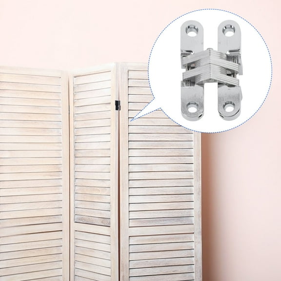 FRCOLOR Folding Shutters Hinges Cabinet Hidden Door Useful Rust-resistant
