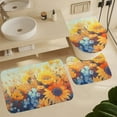 thumbnail image 6 of Sunflower Shower Curtain Sets with Rugs 4 Piece Rustic, 6 of 8