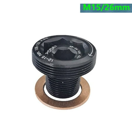 

Ruibeauty Crank Screw M15-26mm Alloy Screw Bicycle Crank Arm Fixing Bolt for-Sram