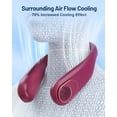thumbnail image 3 of Ventilador de cuello SWEETFULL portátil con refrigeración de 360°, sin aspas, 4000 mAh, 3 of 6