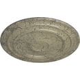 thumbnail image 3 of 32 5/8"OD x 1 1/2"P Giana Ceiling Medallion (Fits Canopies up to 7 7/8"), Hand-Painted Castle Stone Crackle, 3 of 6
