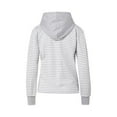 thumbnail image 3 of MV Sport W24128 Alina Henley Hood-HeatherGray/White Stripe - 073-M, 3 of 3