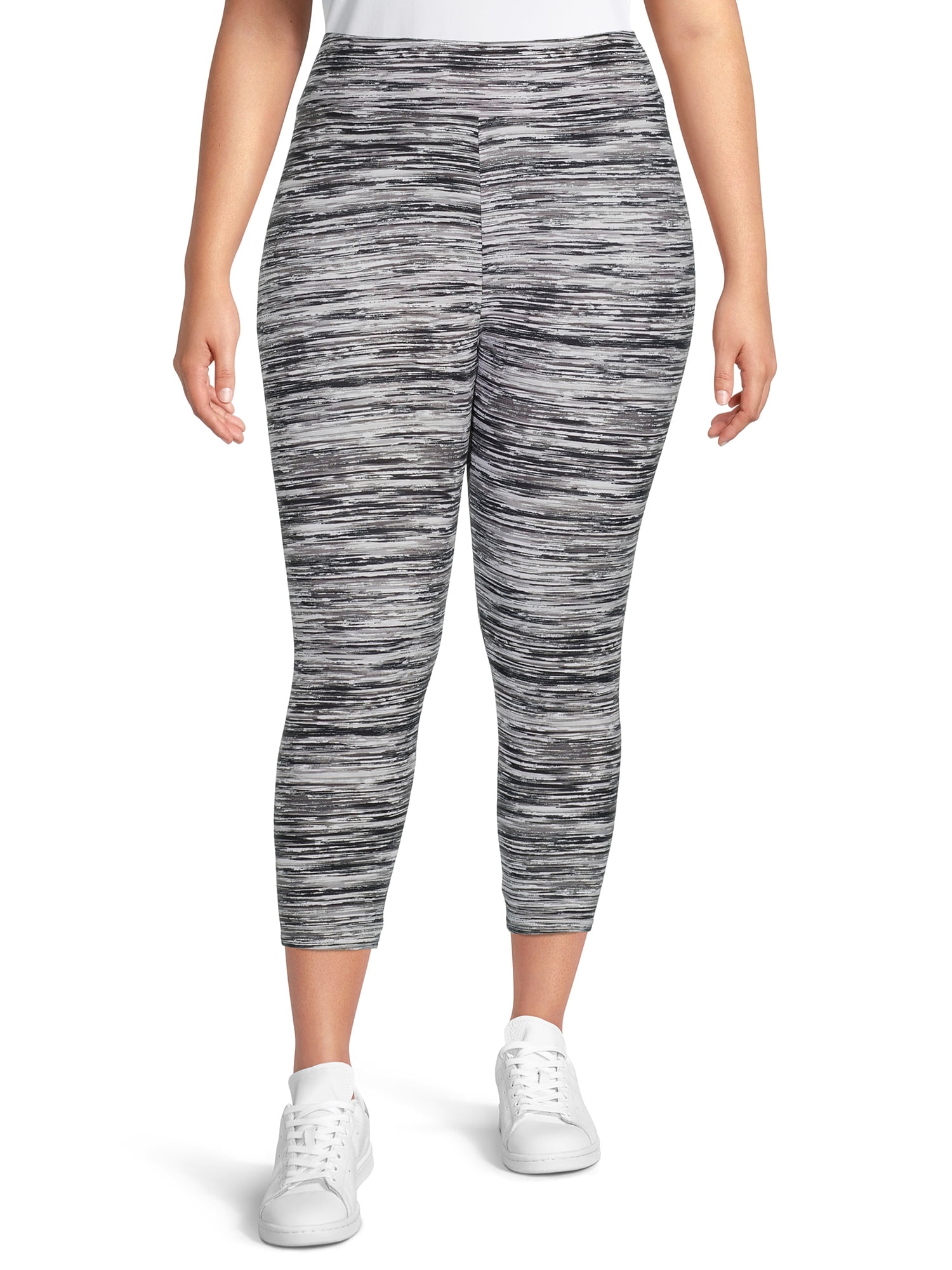 Terra & Sky Womens Plus Size Leggings, 2-Pack