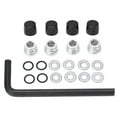 thumbnail image 2 of Alliage d'Aluminium RC Roue Moyeu Écrou Kit, RC Roue Moyeu Vis Ensemble Usure Imperméable pour l'Entretien Noir, 2 of 8