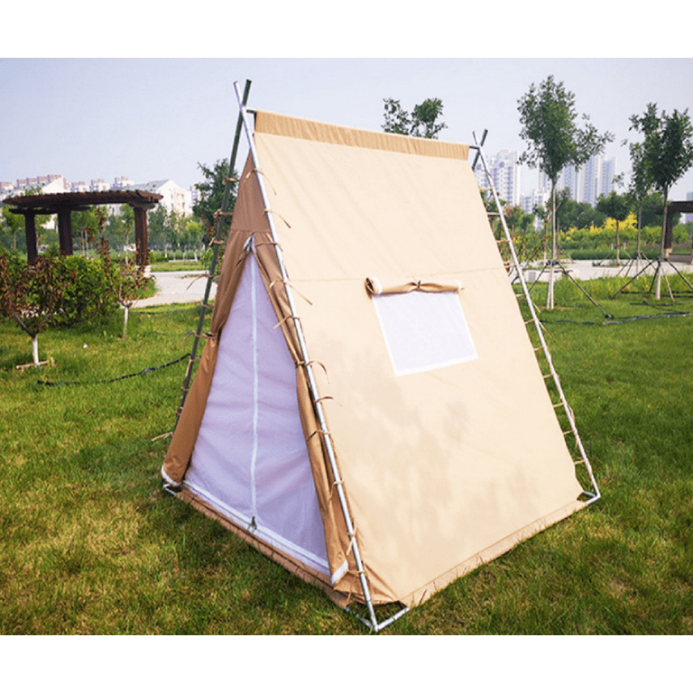 Scout Tent Triangle Teepee Camping Tent Single Layer Polyester