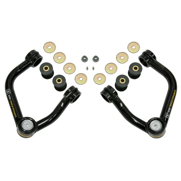 Icon Vehicle Dynamics Control Arm 98510DJ Delta Joint; Tubular; Non Adjustable; Black; Steel; Greaseable; Set Of 2