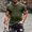 Army Green, variant on Mens T Shirts Casual Short Sleeve Shirts Solid Color Crew Neck Loose Fit Tees Summer Tshirts for Men