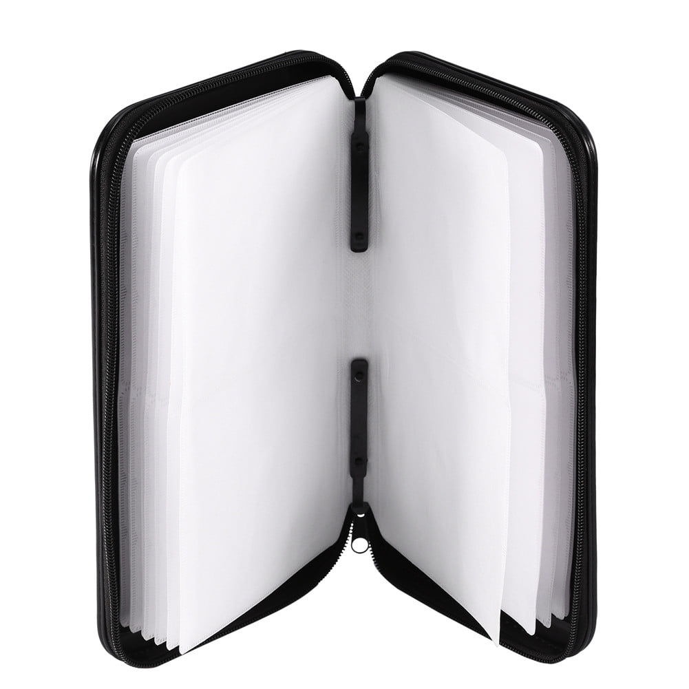 OTVIAP 80 Disc Large Capacity Portable Plastic CD DVD VCD Storage Case