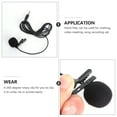 thumbnail image 3 of WEAVILUX High Sensitivity Black Clipon Condenser Mic for Phone Use with 360 Degree Rotary Clip, Copper and Plastic, 3 of 8