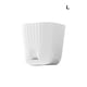 thumbnail image 4 of Kearding Macetas nórdicas para flores, bandejas con agujeros, macetas para plantas de interior, macetas de plástico, cómodas, modernas, para sala de Jardín y Patio Blanco L, 4 of 6