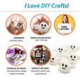 thumbnail image 4 of Felt ghost Halloween decorations, fun felt Halloween decorations, 4 of 5
