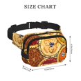 thumbnail image 4 of Easygdp Pies Fanny Packs for Women Men, Belt Bag, Fashion Crossbody Bags, for Workout/Running/Hiking, 4 of 9