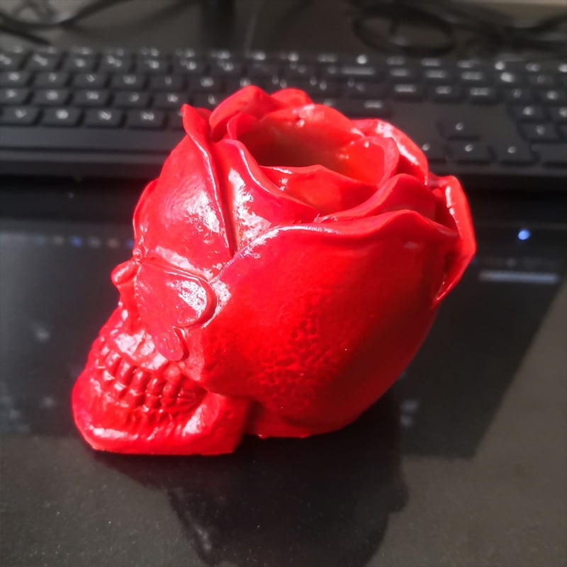 Flower Epoxy Resin Mold for Head Ashtray Silicone Mould DIY Crafts M