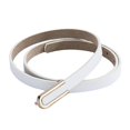 thumbnail image 1 of Cinturón de Cuero Soledad para Mujer 105 cm Blanco, 1 of 8