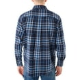 thumbnail image 3 of Long Sleeve Plaid one pocket Flannel Button-up Shirt, 3 of 5
