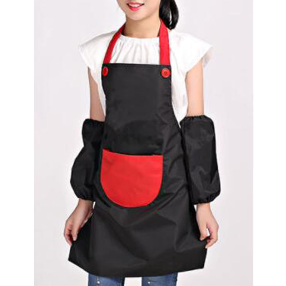1 new reversible bib apron no pocket red white brown black orange 9 colors