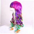 thumbnail image 3 of Peluca Rizada Larga Anime Cosplay Peluca Peluca De Pelo Largo Con Flequillo Peluca Rizada Con Flequillo Pelucas Moradas Para Mujeres Pelucas Rizadas Peluca De Mujer Peluca, 3 of 5