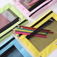 thumbnail image 4 of Trousse à Crayons Fenêtre Transparente Sac de Papeterie Sac de Rangement pour Salle de Classe Grande Capacité Trousse à Crayons Trousse Esthétique Étui Rigide pour Crayons Boîte pour Adluts Rentrée des Classes Pas Cher pour Adulte Bureau Collège, 4 of 8