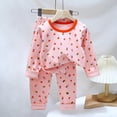 thumbnail image 1 of Pijamas de Navidad para niños, conjunto de ropa de invierno para niños y niñas, Tops con cuello redondo y pantalones largos, ropa de dormir para bebés, pijamas de gato de dibujos animados para niños, 1 of 4