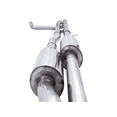 thumbnail image 3 of AWE Tuning Exhaust System Kit 3015-42203 0FG Cat-Back System; Stainless Steel; Without Muffler; Single Exhaust With Dual Exits; Rear Exit; 4 Inch Quad Chrome Silver Tip, 3 of 16
