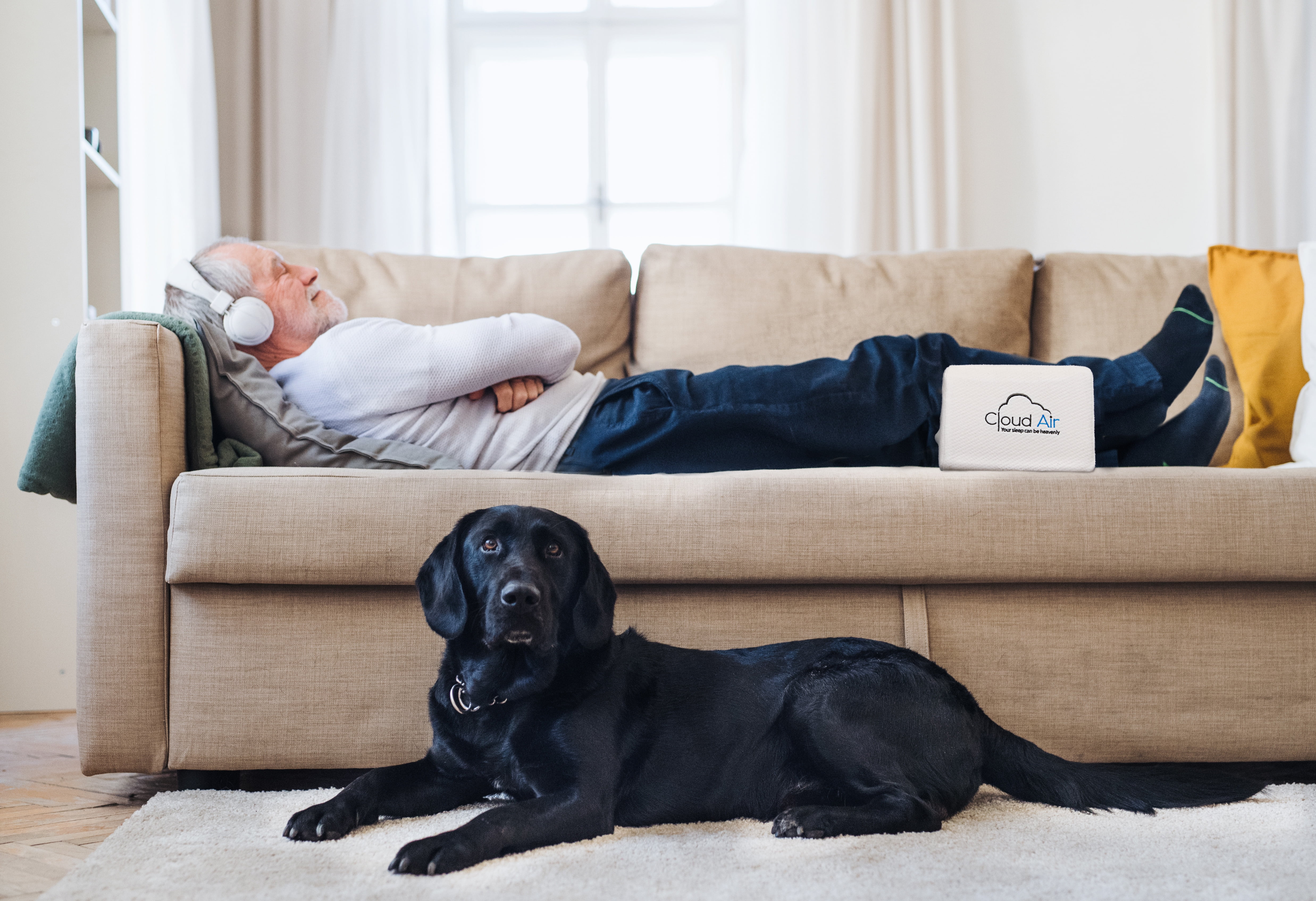 Vaunn Medical Memory Foam Wedge Pillow for Back, Leg and Hip Discomfort
