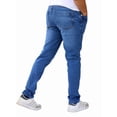 thumbnail image 3 of Pantalón de mezclilla stretch corte slim fit para caballero color azul stone, 3 of 3
