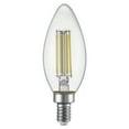 thumbnail image 2 of Great Value LED Light Bulb, 3W (25W Equivalent) B10 Deco Lamp E12 Candelabra Base, Dimmable, Soft White, 4-Pack, 2 of 8