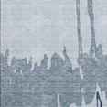 thumbnail image 3 of HomeRoots 676158 10 x 14 ft. Sky Blue & Beige Abstract Washable Machine Made Rectangle Area Rug with UV Protection, 3 of 9