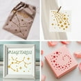 thumbnail image 6 of 1 Set 16Pcs 16 Styles PET Hollow Out Drawing Painting Stencils for DIY Scrapbook Photo Album Constellation 150x150mm 1pc/style, 6 of 8