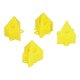 thumbnail image 5 of 20 Piezas de Lona de Cono Amarillo Y Elevadores de Puerta de Armario Soporte Triangular de Plástico para Carpintería Soportes de Soporte de Lona de Pintura ANGGREK Otros, 5 of 8