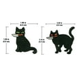 thumbnail image 3 of WIRESTER 2pcs Set Logo Sew Ironed On Badge Embroidery Applique Patch, DIY Vintage Embroidered Patches, for Hats, Jackets, Shirts, Vests and Jeans - Black Cats With Knife, 3 of 8