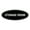 Black, variant on Signs ByLITA Oval Storage Room Sign (Brushed Gold) - Large 3.6x9"