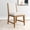 Pecan/Ivory Cushion, variant on Plank+Beam Solid Wood Dining Chair, Set of 4 Kitchen Chairs with Cushion, Pecan