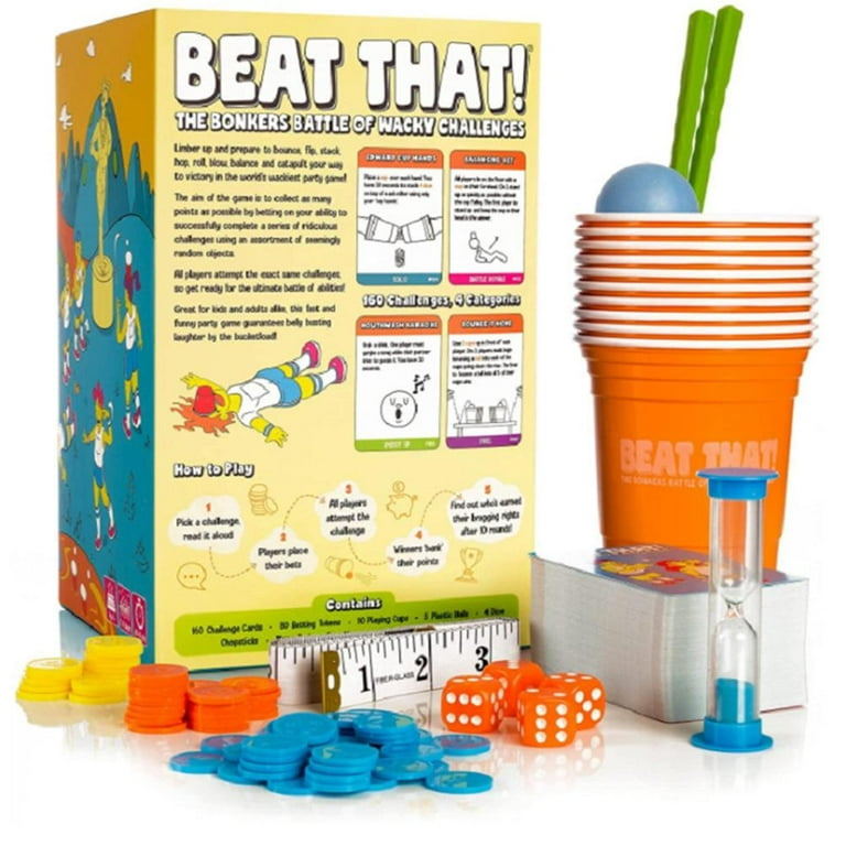  Gutter Games Beat That! Game and Household Objects Expansion  Combo Pack [Family Party Game for Kids & Adults] : Toys & Games
