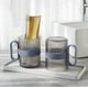 thumbnail image 4 of Vaso transparente para enjuague bucal de 380 ml con asa - vaso de plástico para enjuague para higiene bucal, 4 colores disponibles, 11x10,5x7,5 cm, 4 of 6