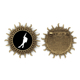 thumbnail image 1 of Black Sport patinaje silueta Pin de gancho de metal vintage con forma de sol Unbranded M, 1 of 3