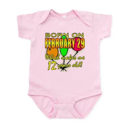 

CafePress - Leap Year Birthday 48 Yrs Infant Bodysuit - Baby Light Bodysuit Size Newborn - 24 Months