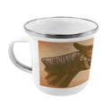 thumbnail image 2 of Animal Steel Camping Mug, Engraving Illustration of Detailed Hand Drawn Horse Head Retro Style Image, Printed Thermal Cup for Camping and Outdoor Activities, by Ambesonne, 2 of 2