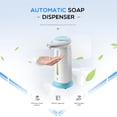 thumbnail image 2 of Touchless Soap, Hand Sanitizer Dispenser – Battery Operated Automatic Soap Dispenser with Dripless Design, Motion Sensor, Easy Clean （340ml 12.2*8.1*19.5cm), 2 of 5