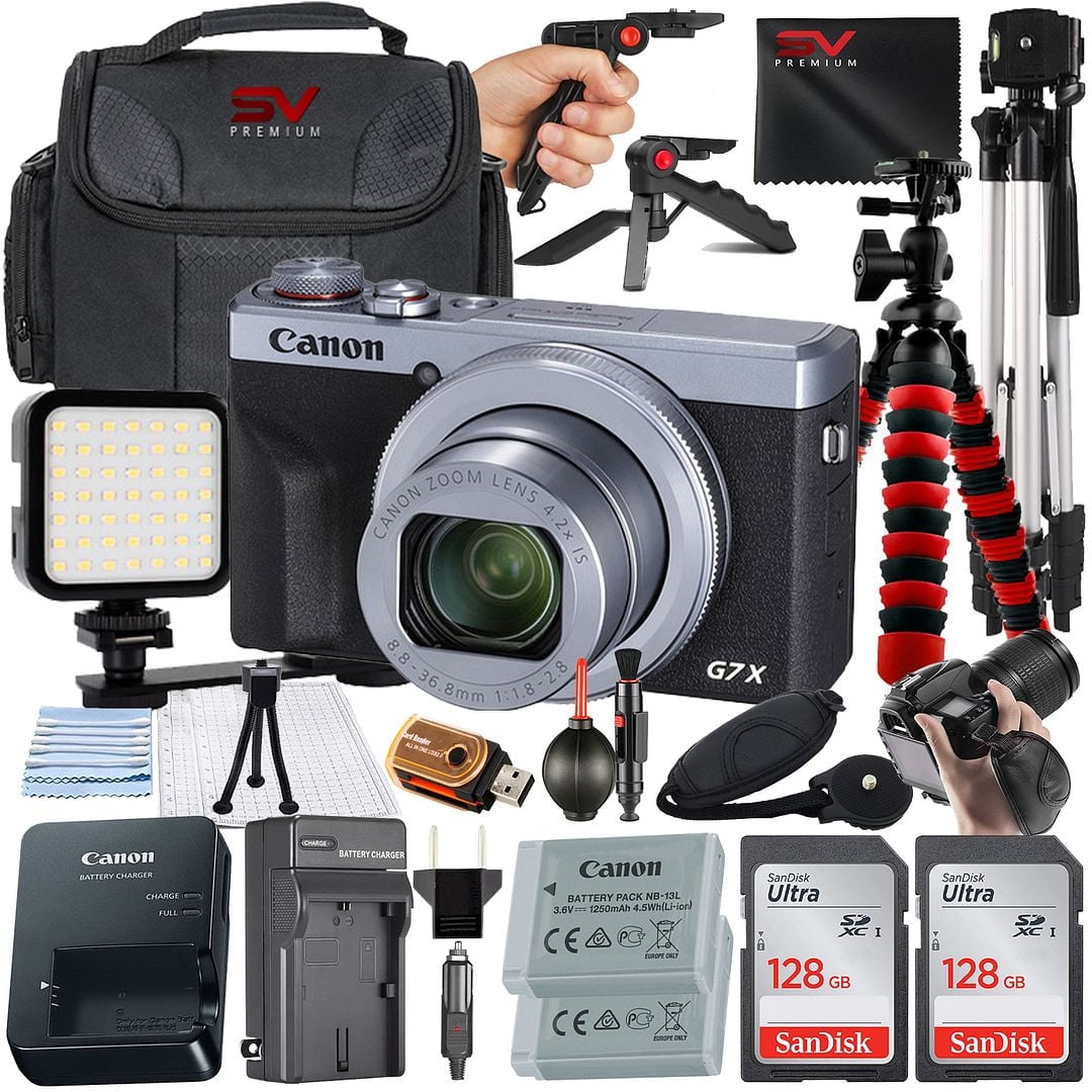 Canon PowerShot G1 X Mark III Wi-Fi Digital Camera Bundle with 2x