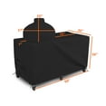 thumbnail image 6 of COVERS&ALL Big Egg Grill Outdoor Patio Covers 18 Oz Waterproof - 100% UV & Weather Resistant PVC Coated Patio Furniture Covers with Air Pockets & Drawstring for Snug fit (60" L x 27" W x 56" H, Black), 6 of 7
