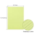 thumbnail image 2 of Uxcell Shimmer Cardstock Paper 10 Sheets, 8x11.5 Inch 92 Lb/250gsm, Yellow Green, 2 of 6