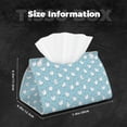 thumbnail image 6 of Lsque Funny Chicken Printed Long Tissue Box Cover Holder, Facial Paper Organizer Dispenser,Triangle with Bottom Belt, PVC Leather Decorative Organizer, 6 of 9