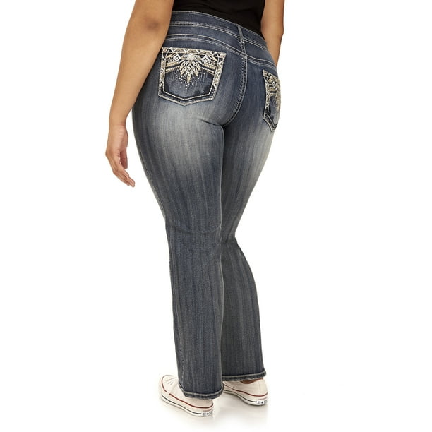 Wallflower WallFlower Plus Size Luscious Curvy Embellished Pocket