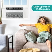 Hisense 8000 BTU 115V 350 Sq. Ft. Window Inverter Air Conditioner, White, AAW08TW26