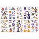 thumbnail image 1 of Pegatinas De Halloween Para Decoraciones, Artículos Para Fiestas Terroríficas, Calcomanías Diy, Pegatinas De Papel Para Niños Y Adultos, 1 of 4