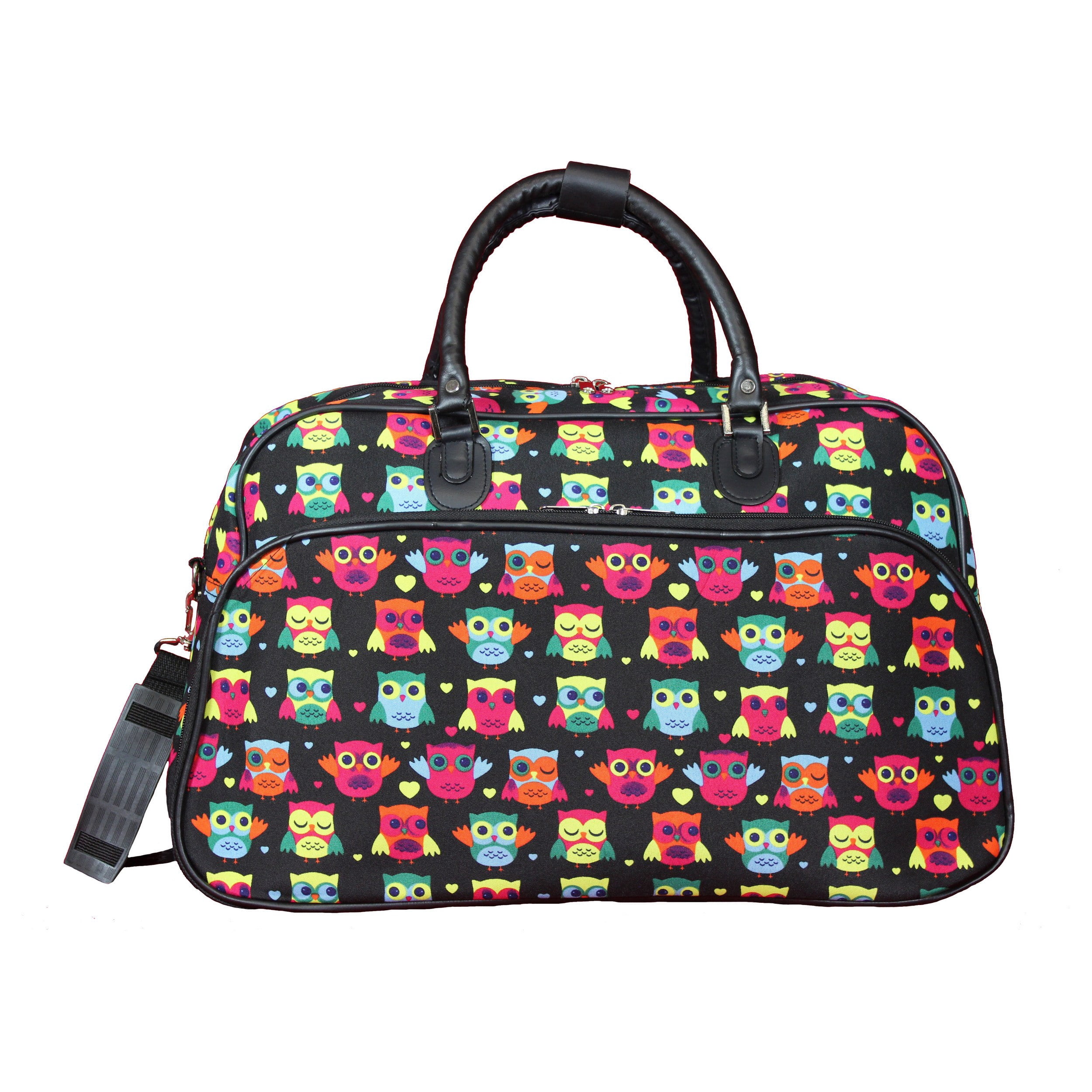 World Traveler 21-Inch Carry-On Shoulder Duffel Bag - Owl Black