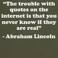 thumbnail image 3 of CafePress - The Trouble With The Internet T Shirt - Men's Classic Graphic Cotton T-Shirt, 3 of 4