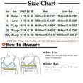 thumbnail image 3 of Hrsba Womens Plus Size Bra,Women's Non Steel Ring Style Printed Gathered Middle Button Breathable Underwear Daily Bra,Womens Casual Summer Bra,Womens Bra, 3 of 4